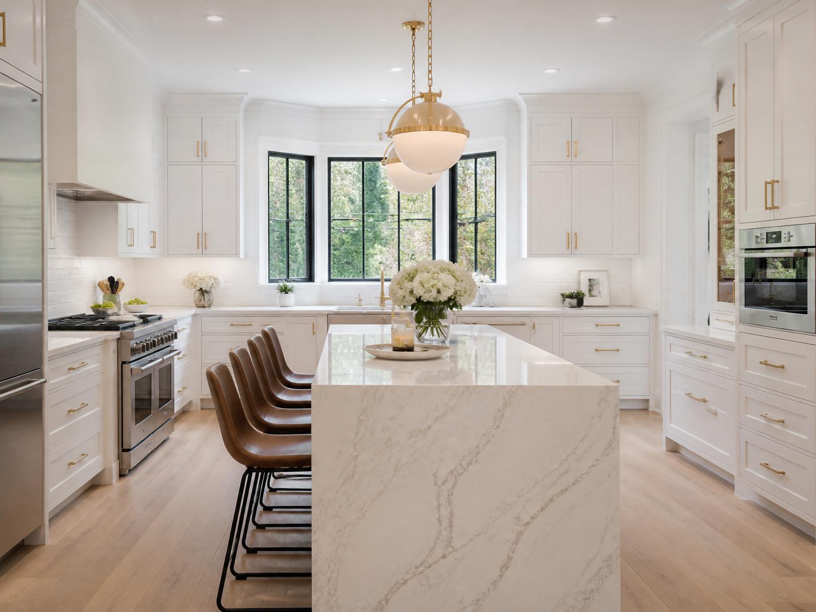 Oak → Modern Matte White after